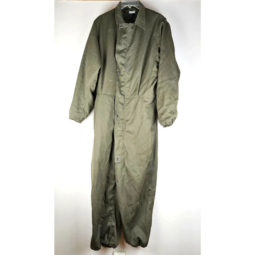 Vintage Army Mechanics Coveralls Cold Weather Men Small Military Jumpsuit Flight